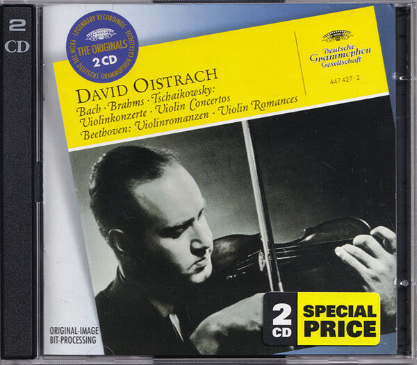 Livrenpoche : David Oistrach - Bach* · Brahms* · Tschaikowsky* · Beethoven* - Violinkonzerte = Violin Concertos / Violinromanzen = Violin Romances - David Oistrach - CD