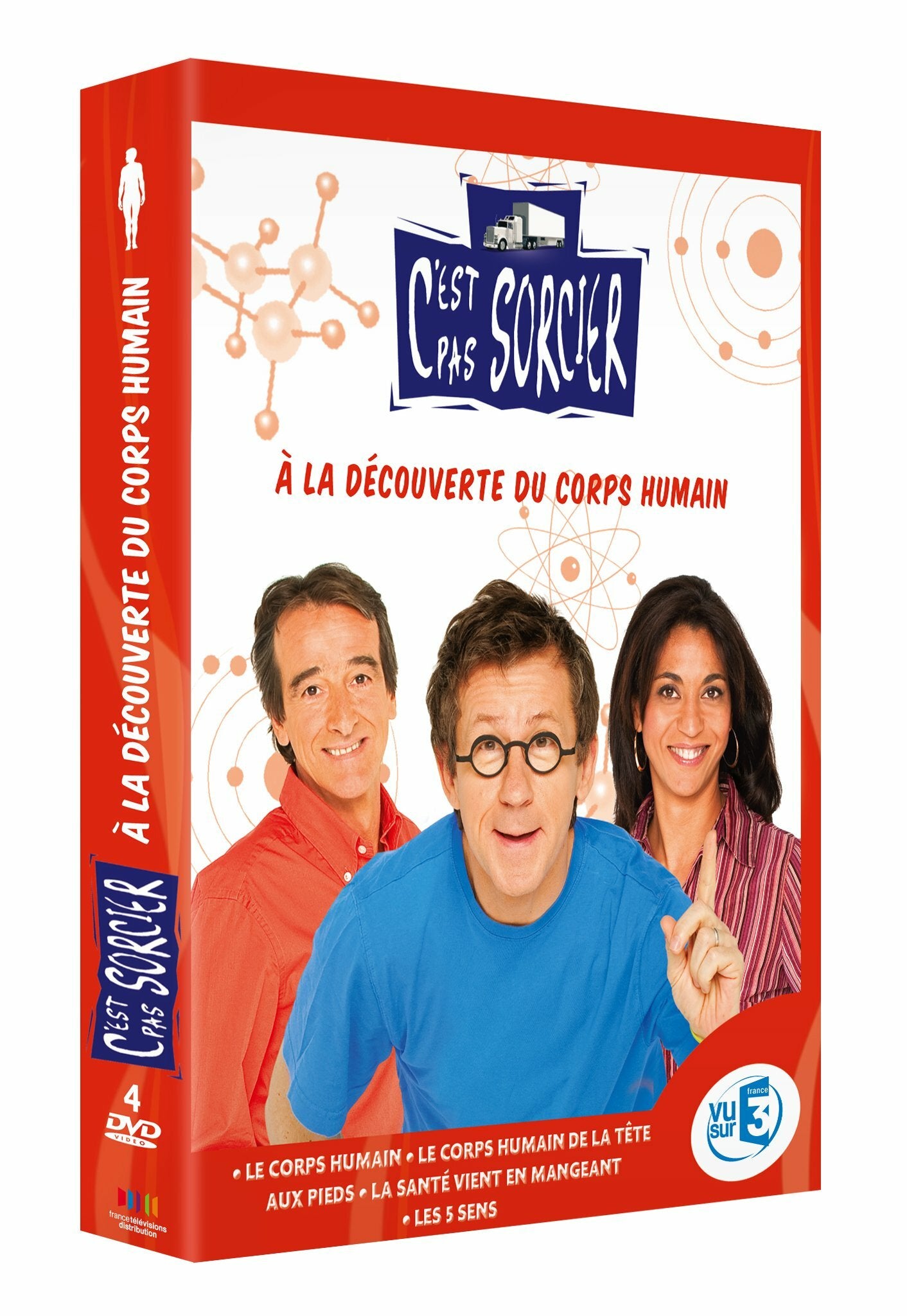 Livrenpoche : Le Corps Humain - À la découverte du corps humain (Coffret 4 dvd) - XXX - DVD