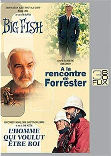 Livrenpoche : Big Fish / A la rencontre de Forrester / L'Homme qui voulut être roi - Coffret Flixbox 3 DVD - Gus Van Sant, Tim Burton, John Huston - DVD