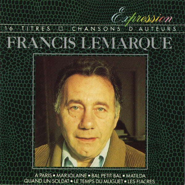 Livrenpoche : Francis Lemarque - Francis Lemarque - Francis Lemarque - CD