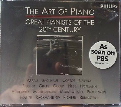 Livrenpoche : Collectif - The Art Of Piano - Greatest Pianists Of The 20th Century - Collectif - CD