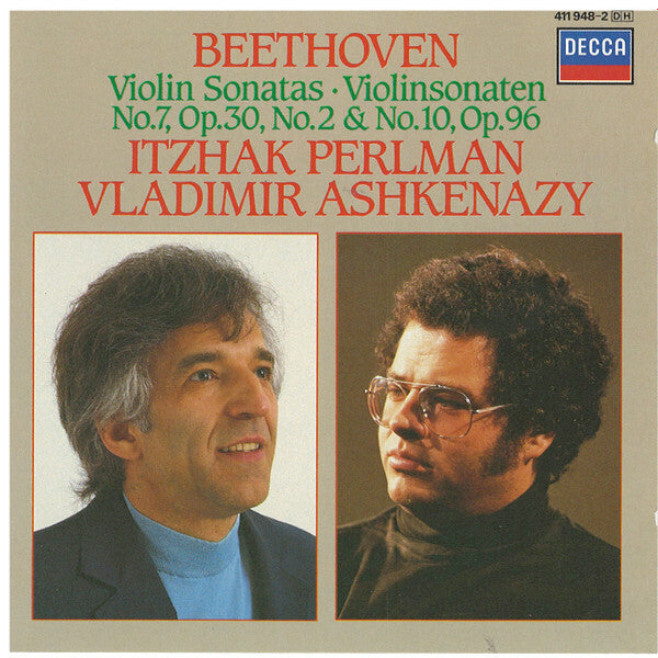 Livrenpoche : Beethoven*, Itzhak Perlman, Vladimir Ashkenazy - Violin Sonatas N°7, Op.30, N°2 & N°10, Op.96 - Beethoven, Itzhak Perlman, Vladimir Ashkenazy - CD
