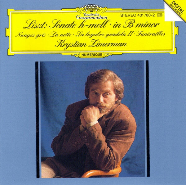 Livrenpoche : Liszt*, Krystian Zimerman - Sonate H-Moll = In B Minor · Nuages Gris · La Notte ? La Lugubre Gondola II · Funérailles - liszt, Krystian Zimerman - CD
