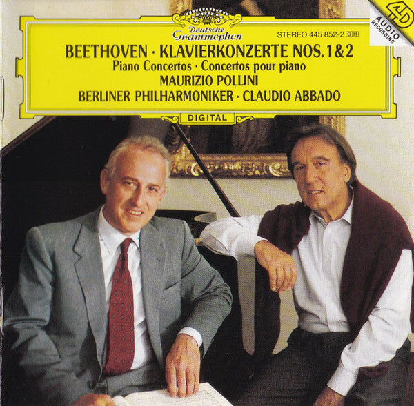 Livrenpoche : Beethoven*, Maurizio Pollini, Berliner Philharmoniker ? Claudio Abbado - Klavierkonzerte Nos. 1 & 2 = The Piano Concertos = Les Concertos Pour Piano - Beethoven, Maurizio Pollini, Berliner Philharmoniker ? Claudio Abbado - CD