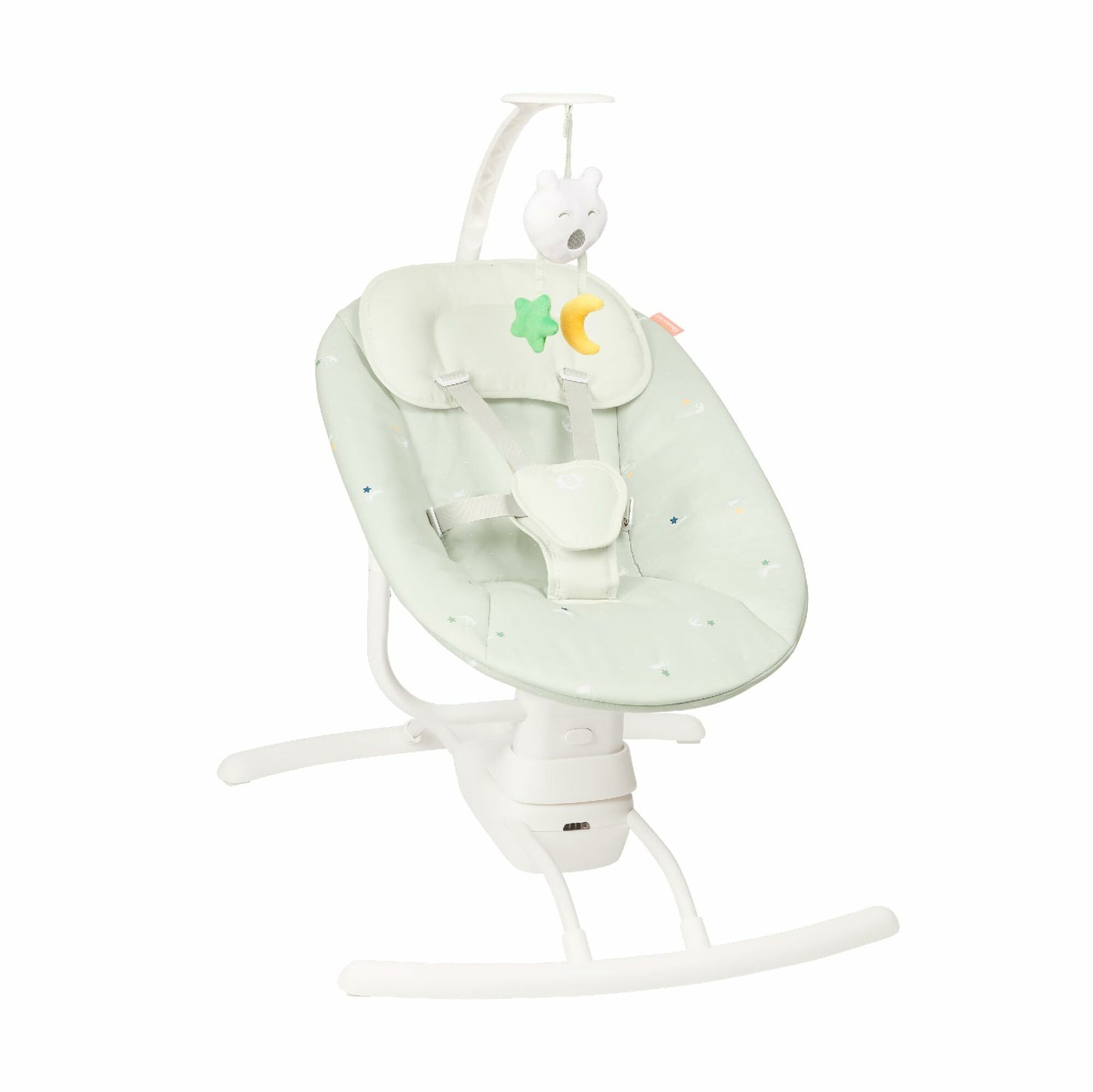 Livrenpoche : Transat Balancelle Bébé Badabulle Electrique Multifonctions Lichen - - Divers