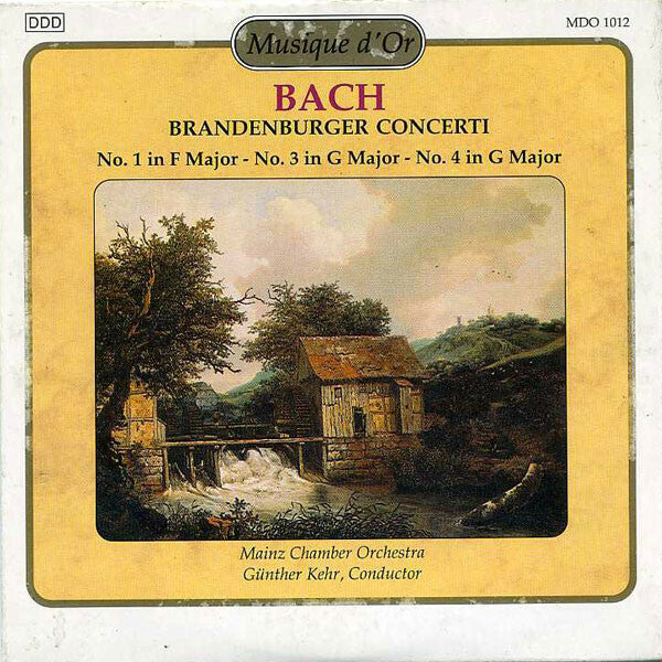 Livrenpoche : Bach*, Mainzer Kammerorchester, Günther Kehr* - Brandenburger Concerti - Bach, Mainzer Kammerorchester, Günther Kehr - CD