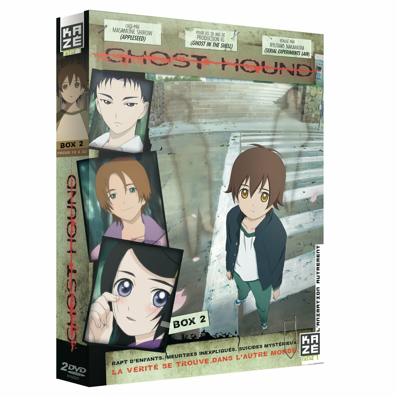 Livrenpoche : Ghost Hound - Box 2,2 - XXX - DVD