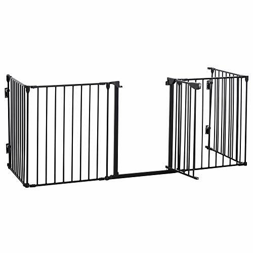 Livrenpoche : Barrière de sécurité parc enclos chien modulable - - Divers