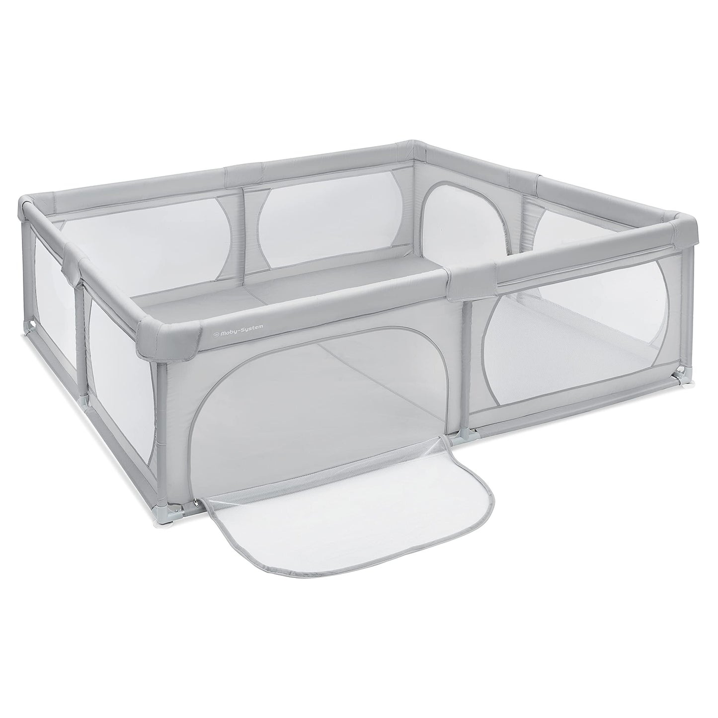 Livrenpoche : Parc pour bébé Moby - System 200x180cm, gris - - Divers