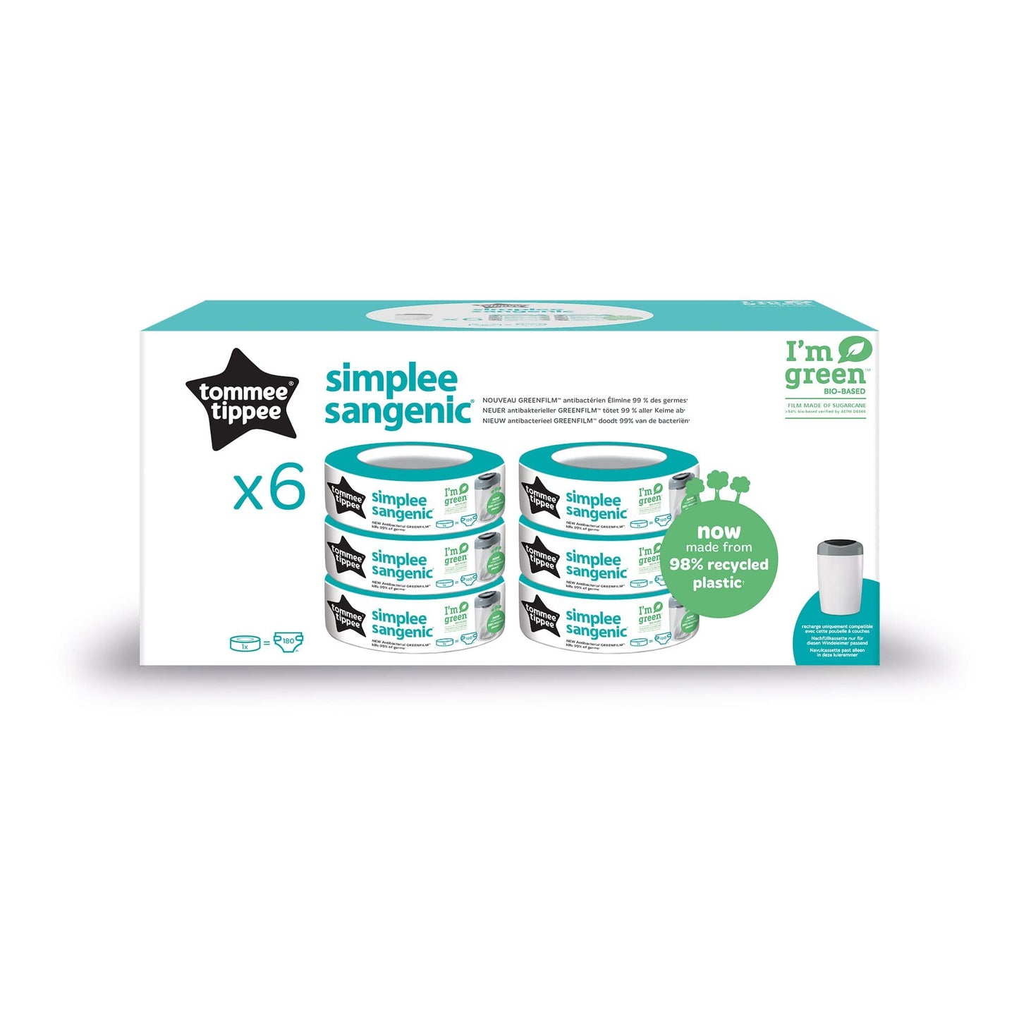 Livrenpoche : Recharges De Poubelle À Couches Pour Simplee Sangenic Tommee Tippee - - Divers