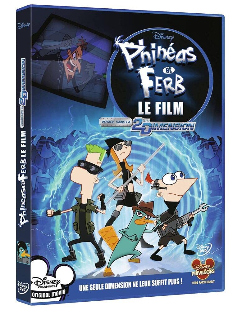 Livrenpoche : Phineas & Ferb-Voyage dans la 2ème Dimension - Povenmire, Dan - DVD