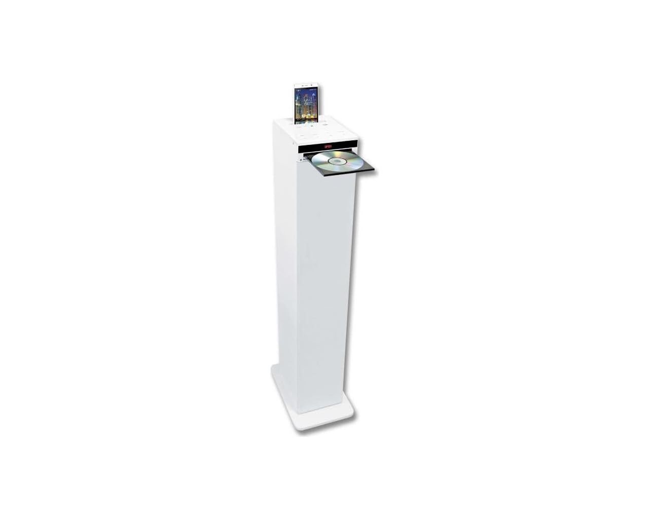 Livrenpoche : Tour de son Bluetooth / CD / USB /Tuner- Enceinte Inovalley Hp32-Cd-W - Blanc - - Divers