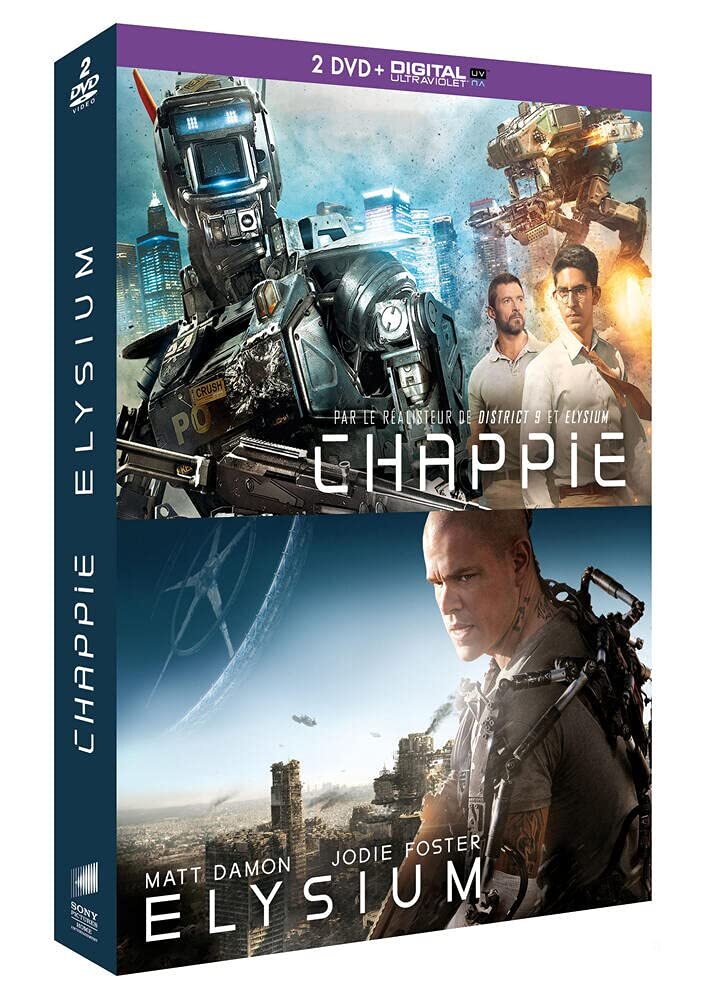 Livrenpoche : Chappie + Elysium (DVD + Copie Digitale) - Neill Blomkamp - DVD