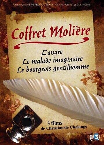 Livrenpoche : MOLIERE - Coffret 3 DVD : Le malade imaginaire, Le bourgeois gentilhomme, L'avare - Christian de Chalonge - DVD