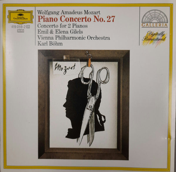 Livrenpoche : Wolfgang Amadeus Mozart - Emil Gilels, Karl Böhm - Piano Concerto No. 27 - Konzert Für Klavier Und Orchester Nr. 27 B-Dur KV 595/Konzert Für Zwei Klaviere Und Orchester Es-Dur KV 365(361A) - Wolfgang Amadeus Mozart - CD