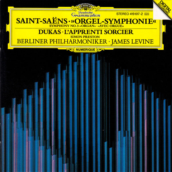 Livrenpoche : Saint-Saëns* / Dukas*, Simon Preston, Berliner Philharmoniker, James Levine (2) - »Orgel-Symphonie« = Symphony No. 3 »Organ« = »Avec Orgue« / L'Apprenti Sorcier - Saint-Saëns, Dukas, Berliner Philharmoniker, James Levine (2), Simon Preston - CD