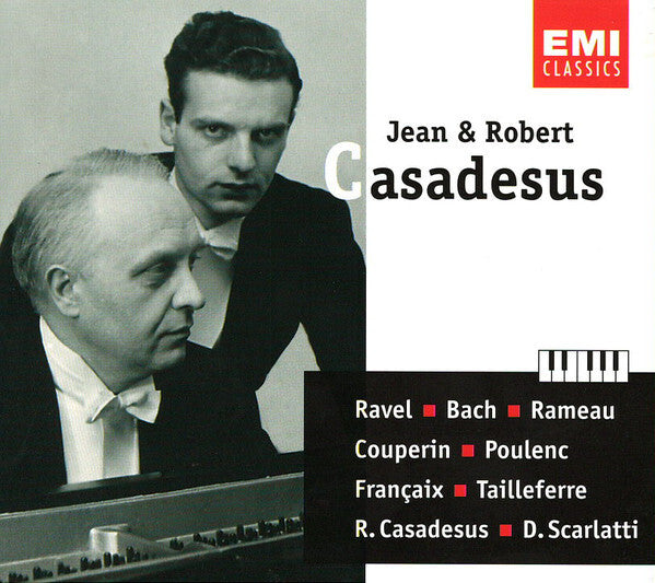 Livrenpoche : Jean Casadesus, Robert Casadesus - Ravel / Bach / Rameau / Couperin / Poulenc / Françaix / Tailleferre / R. Casadesus / D. Scarlatti - Jean Casadesus, Robert Casadesus - CD