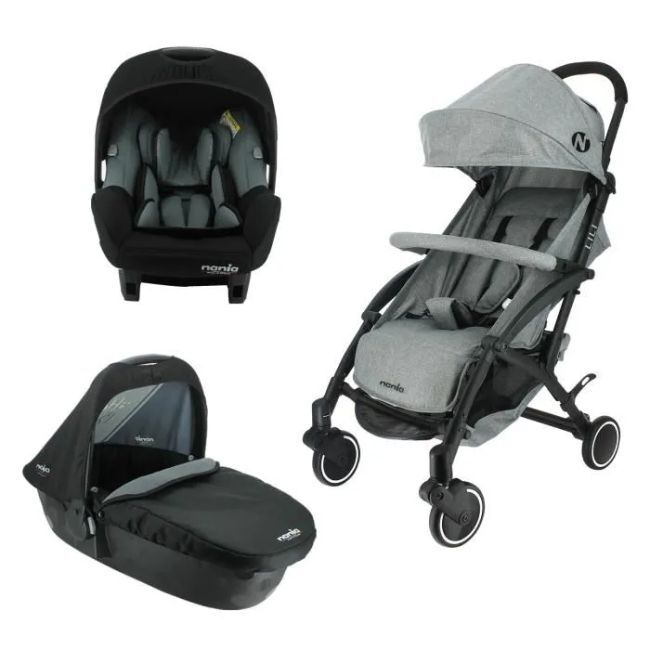 Livrenpoche : Poussette combinée 3 en 1 Nania LILI avec cosy Beone et nacelle Flora - - Divers
