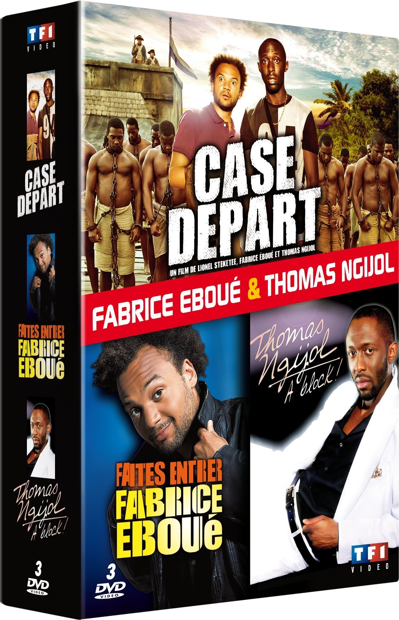 Livrenpoche : Case départ + Faites Entrer Fabrice Éboué + Thomas N'Gijol, à Block - Arnaud Legoff, Lionel Steketee - DVD