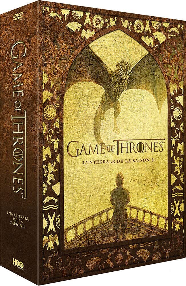 Livrenpoche : Game of Thrones (Le Trône de Fer) - Saison 5 - DVD - HBO - Miguel Sapochnik, David Nutter, Jeremy Podeswa, Mark Mylod, Michael Slovis - DVD