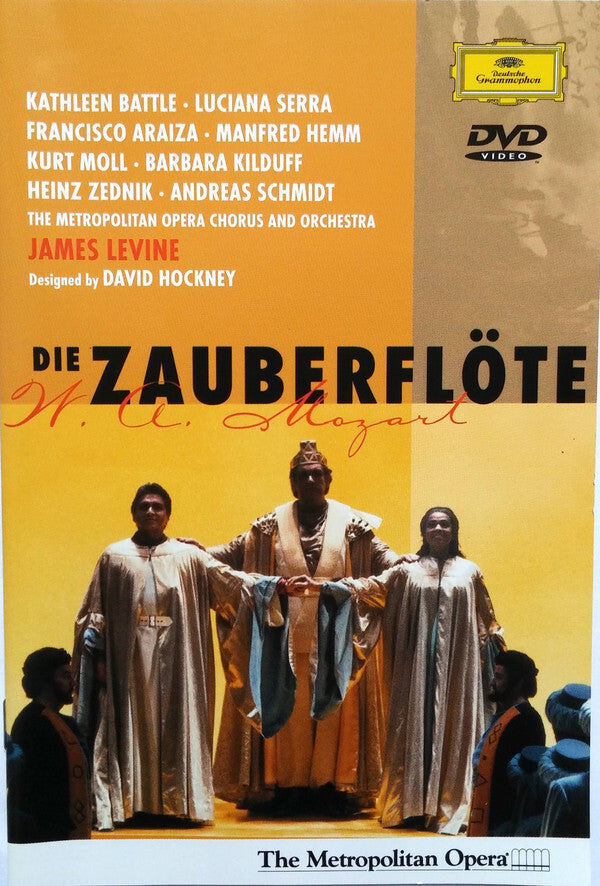 Wolfgang Amadeus Mozart / James Levine (2), Kathleen Battle, Luciana Serra, Francisco Araiza, Manfred Hemm, Kurt Moll, Barbara Kilduff, Heinz Zednik, Andreas Schmidt (2), The Metropolitan Opera Orches - Wolfgang Amadeus Mozart, James Levine (2), The Metropolitan Opera Orchestra And Chorus, Kathleen Battle, Luciana Serra, Francisco Araiza, Manfred Hemm, Kurt Moll, Barbara Kilduff, Heinz Zednik, Andreas Schmidt (2), David Hockney - DVD