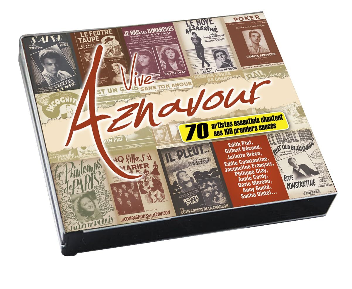 Livrenpoche : 70 Artistes Chantent Ses 100 Plus Grands Succes - Vive Aznavour - CD