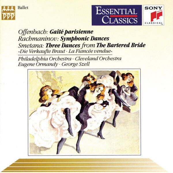 Offenbach*, Rachmaninov*, Smetana*, Philadelphia Orchestra*, Cleveland Orchestra*, Eugene Ormandy, George Szell - Gaîté Parisienne / Symphonic Dances / Three Dances From The Bartered Bride - eugène ormandy, Philadelphia Orchestra, Smetana, George Szell, Offenbach, Rachmaninov, Cleveland Orchestra - CD