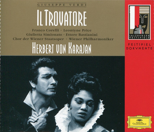Giuseppe Verdi, Herbert von Karajan, Wiener Philharmoniker, Wiener Staatsopernchor, Franco Corelli, Leontyne Price, Giulietta Simionato, Ettore Bastianini - Il Trovatore - Giuseppe Verdi, Herbert Von Karajan, Wiener Philharmoniker, Leontyne Price, Wiener Staatsopernchor, Ettore Bastianini, Franco Corelli, Giulietta Simionato - CD