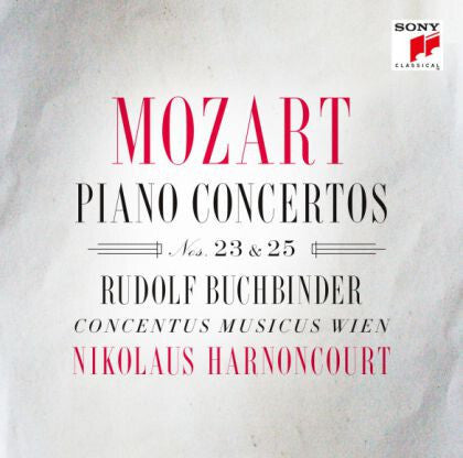Livrenpoche : Mozart* - Rudolf Buchbinder, Concentus Musicus Wien, Nikolaus Harnoncourt - Piano Concertos Nos. 23 & 25 - Mozart - CD