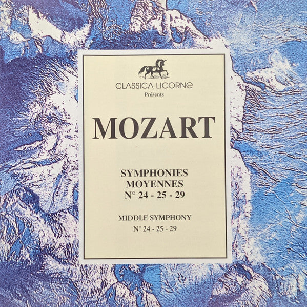 Livrenpoche : Mozart* - Symphonies Moyennes - No. 24 - 25 -29 - Mozart - CD