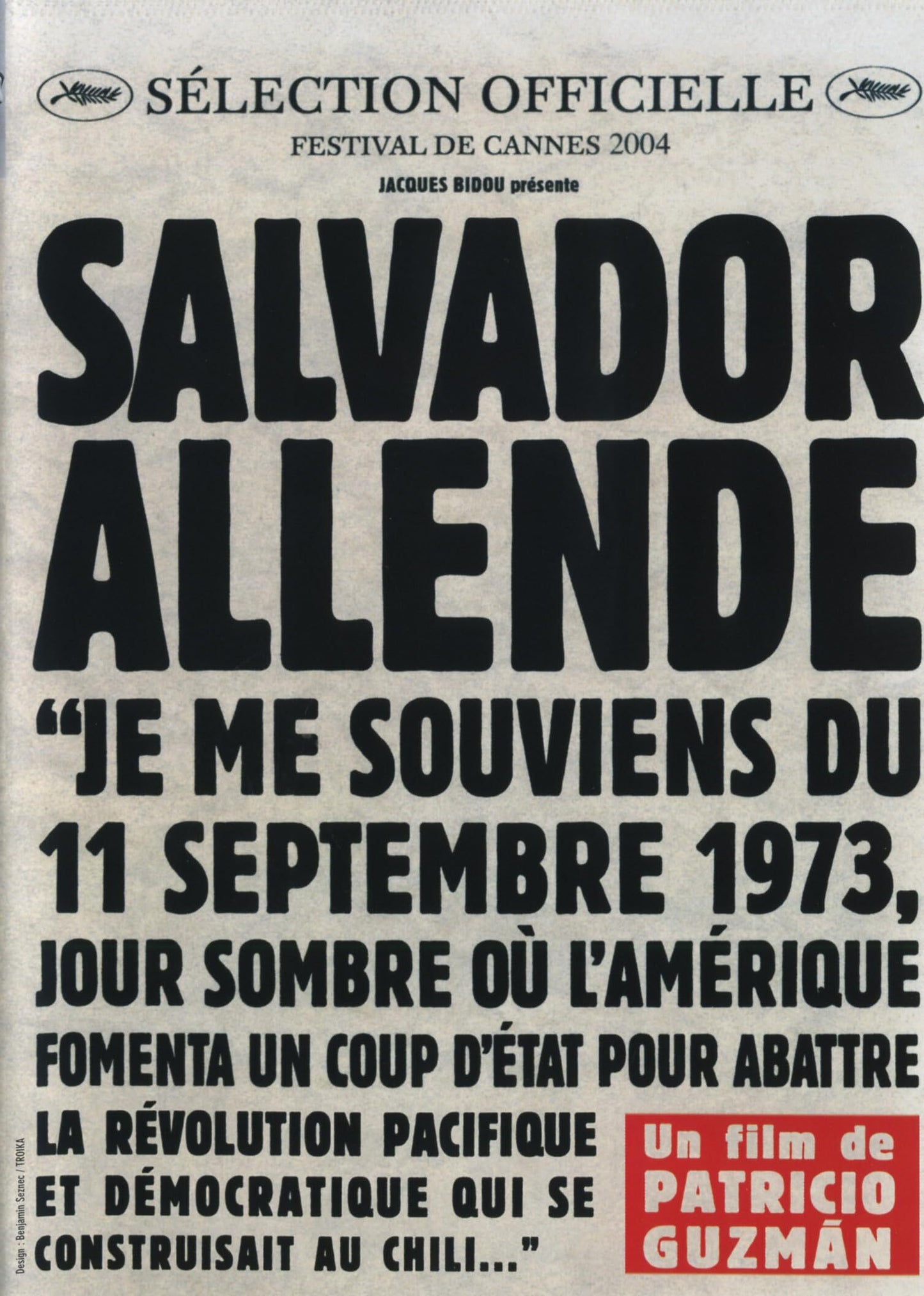Salvador Allende - Patricio Guzmán - DVD