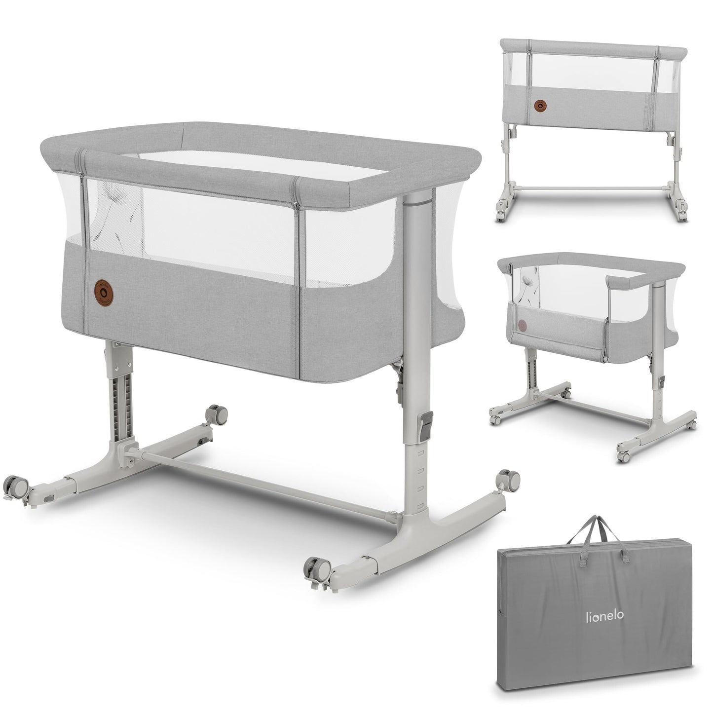 Lionelo aurora 3 en 1 lit bébé jusqu'à 9 kg cododo, berceau réglage - - Divers