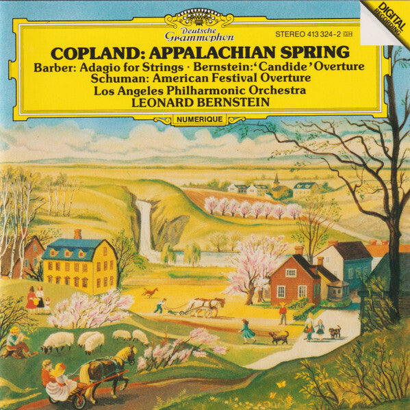 Aaron Copland - Copland: Appalachian Spring / Schuman: American Festival Overture / Barber: Adagio for Strings / Bernstein: Candide Overture - Leonard Bernstein, Copland, Los Angeles Philharmonic Orchestra - CD