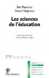 Livrenpoche : Les sciences de l'éducation - Eric Plaisance, Gérard Vargnaud - Livre