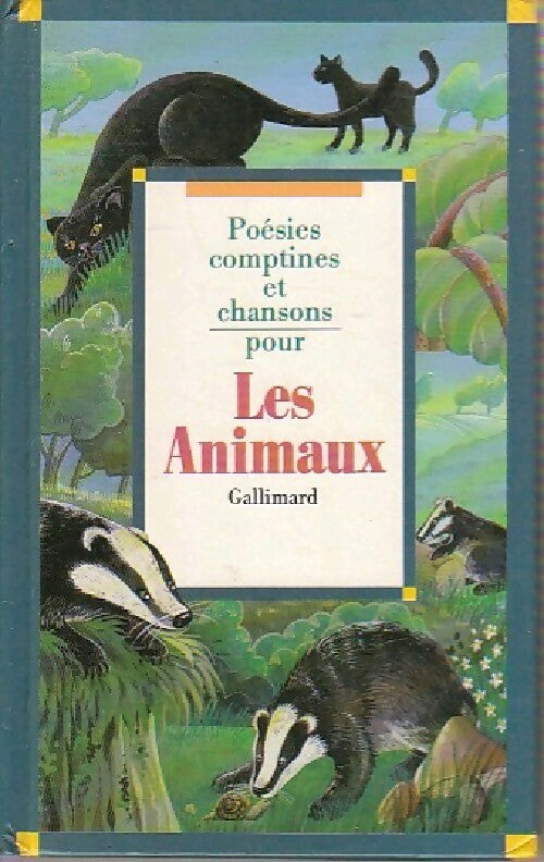 Livrenpoche : Poésies, comptines et chansons pour les animaux - Collectif - Livre
