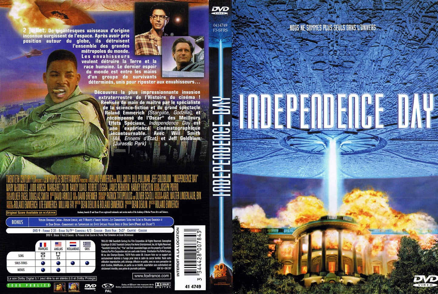 Independence Day (Édition Spéciale) - Roland Emmerich - DVD
