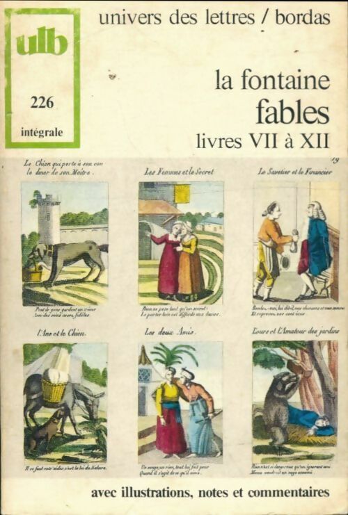 Livrenpoche : Fables (livres VII à XII) - Jean De La Fontaine - Livre