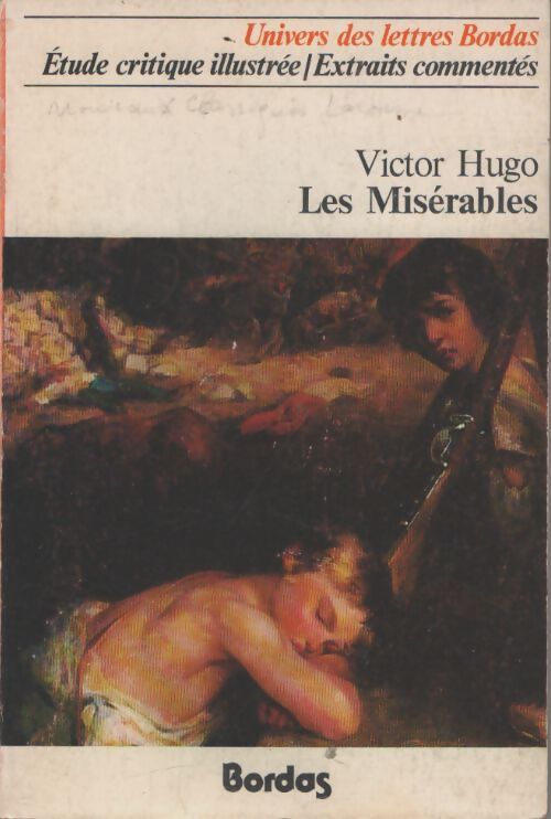 Les misérables - Victor Hugo - Livre