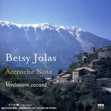Betsy Jolas - Ventosum vocant, accroche note - Betsy Jolas - CD
