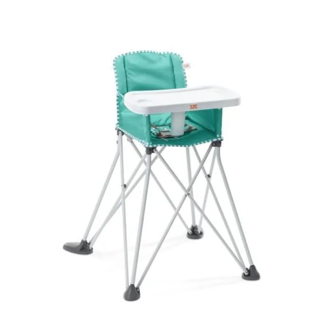 BRIGHT STARS Pop N Dine - Chaise haute pour bébé, pliable sac de transport inclus - - Divers