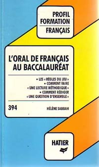 Livrenpoche : L'oral de français au baccalauréat - Aurélie Roche - Livre