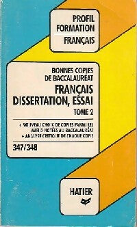 Livrenpoche : Bonnes copies : Dissertation, essai, Tome II - Patrick Tort - Livre