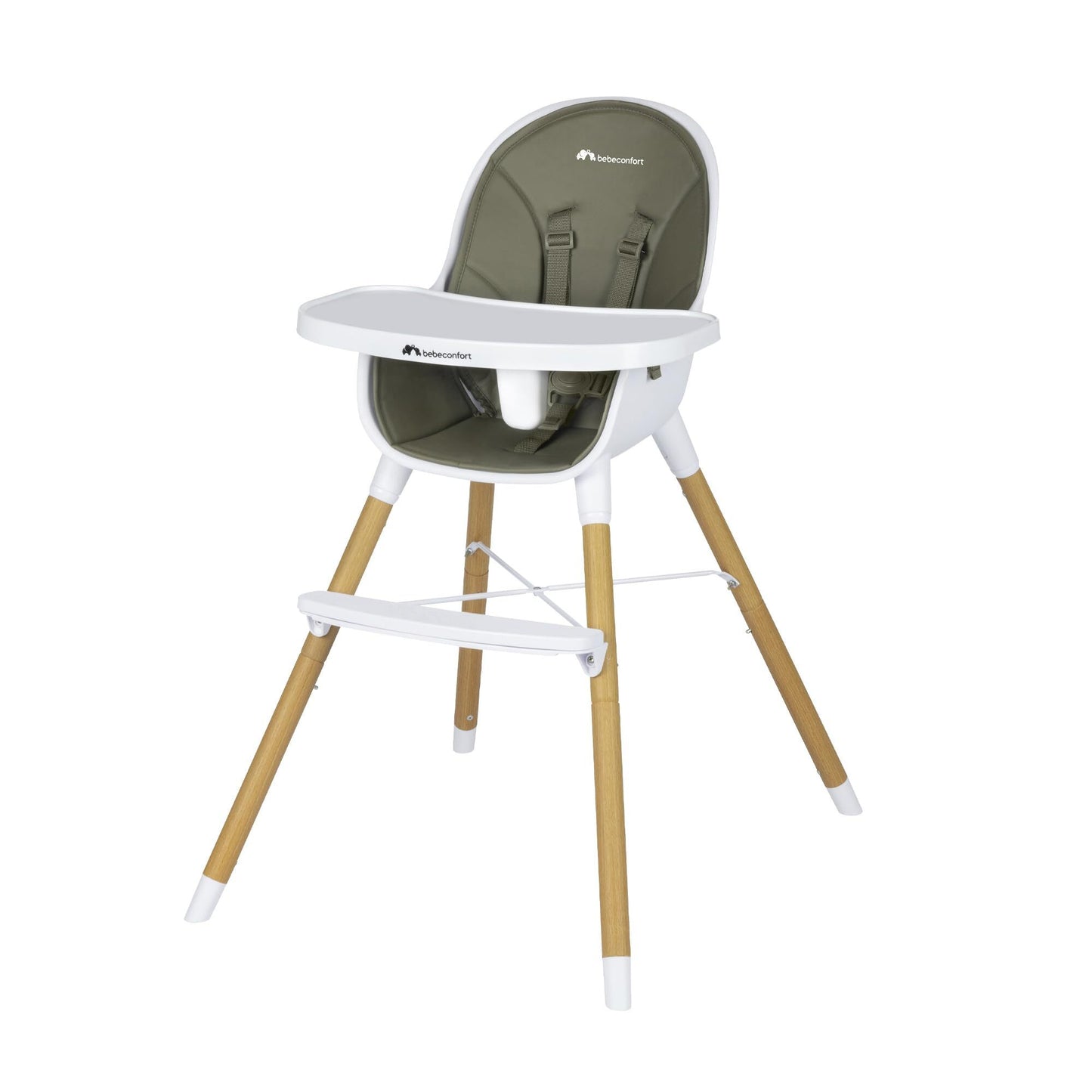 Chaise haute bébé évolutive 2 en 1 avista - mineral green - - Divers