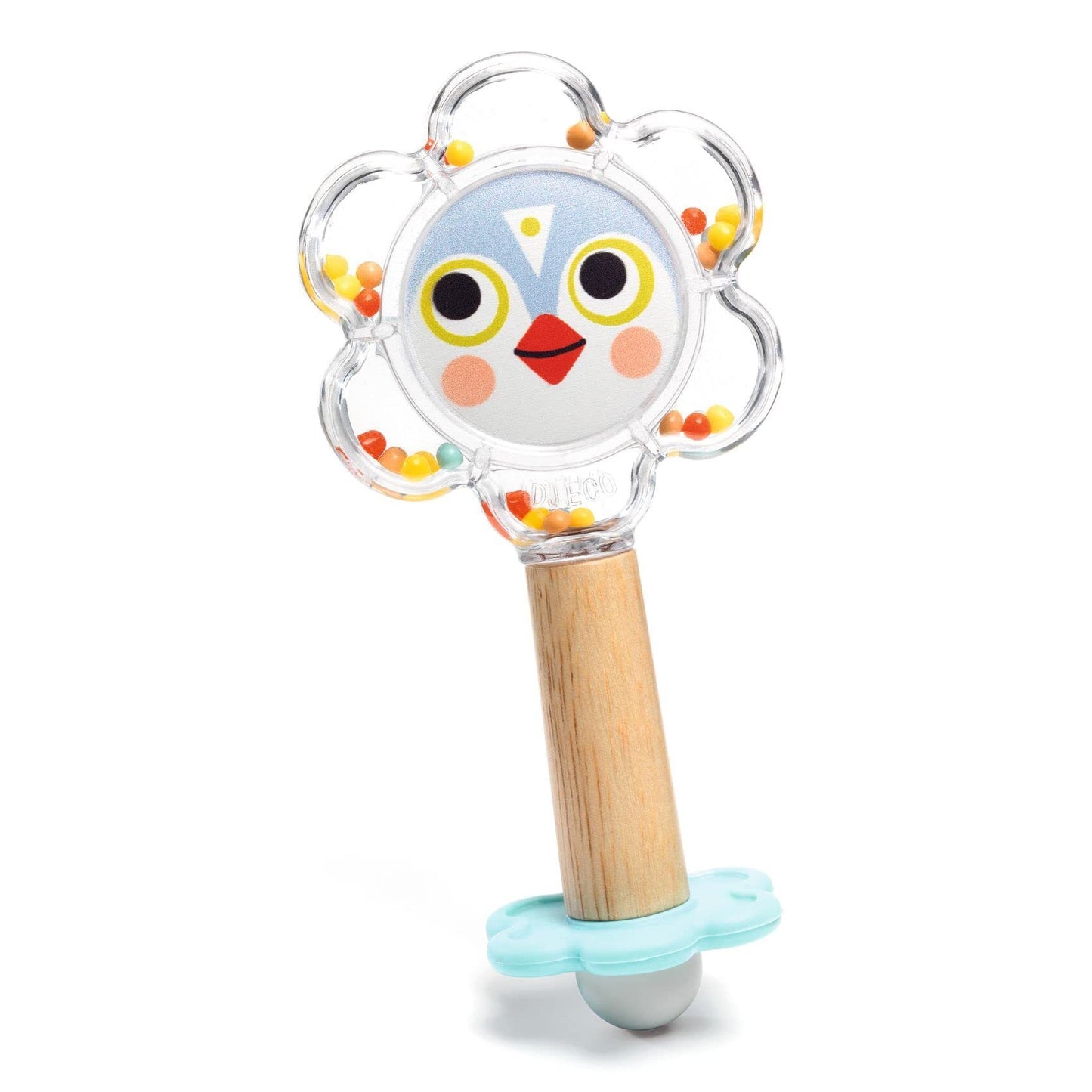 Djeco - Hochet miroir babyflower multicolore - DJ06118 - - jeuSociete
