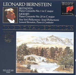Beethoven* / Mozart* ? Bernstein* ? New York Philharmonic ? Israel Philharmonic* - Piano Concerto No.1 In C Major / Piano Concerto No.25 In C Major - Beethoven, Mozart ? Bernstein ? New York Philharmonic ? Israel Philharmonic - CD
