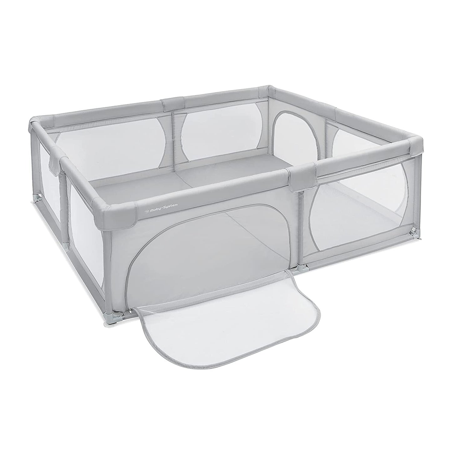 Parc pour bébé Moby-System 200 x 140 cm, gris - - Divers