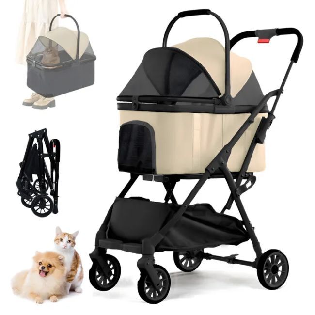 Poussette pour chien pliable - - Divers