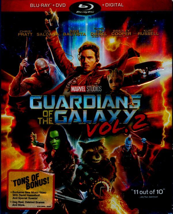 Guardians Of The Galaxy Vol. 2 Blu - Ray (US) - Gunn, James - DVD