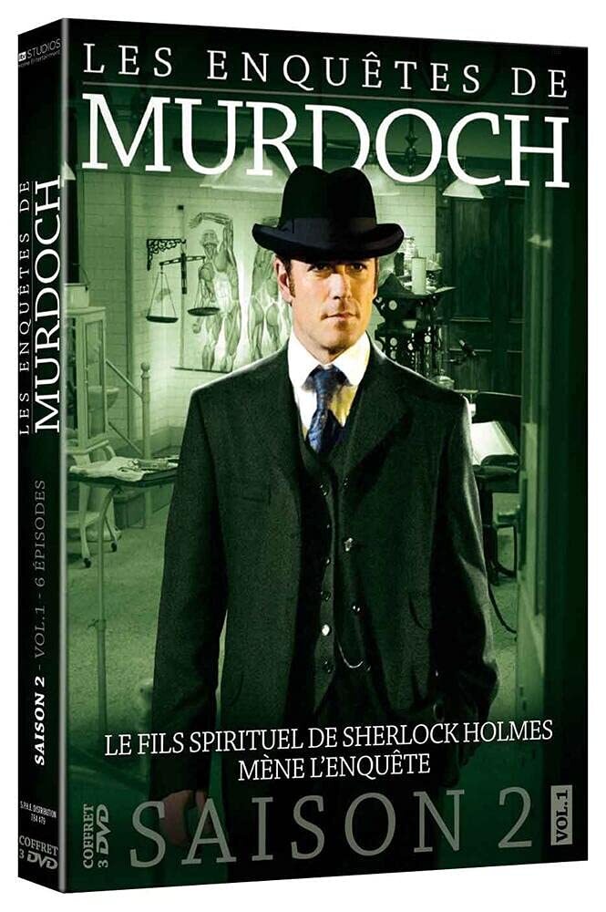 (Elephant Films) Edition française officielle - Les Enquêtes de Murdoch - Saison 2 - Vol. 1 - Coffret 3 DVD - Kelly Makin, Farhad Mann, Don McBrearty, Laurie Lynd, Eleanore Lindo, Harvey Crosslan, Paul Fox - DVD