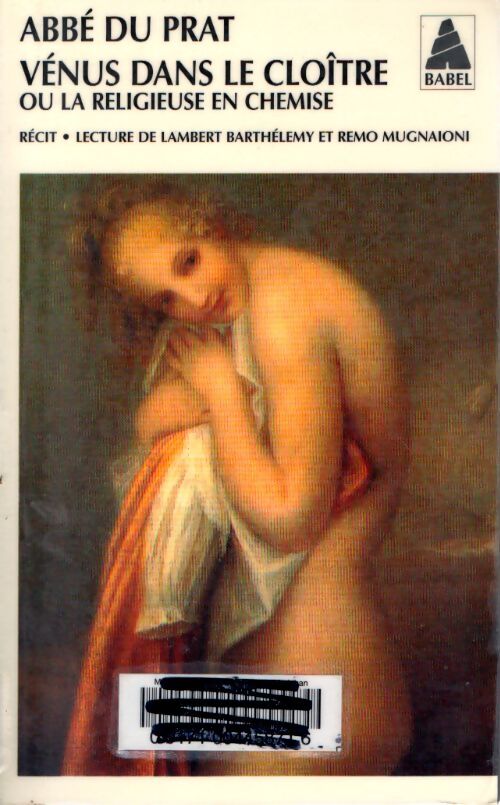 Vénus dans le cloître - Abbé Du Prat - Livre